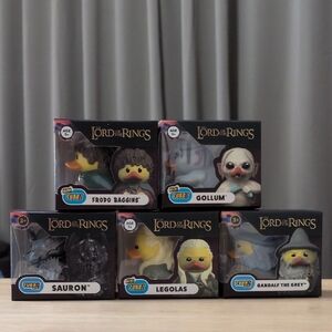Lord Of The Rings Set Of 5 Mini Tubbz Ducks
